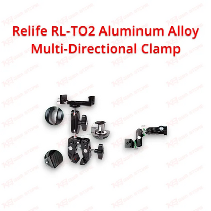 Relife RL-TO2 Aluminum Alloy Multi-Directional Clamp