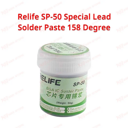 Relife SP-50 Special Lead Solder Paste 158 Degree
