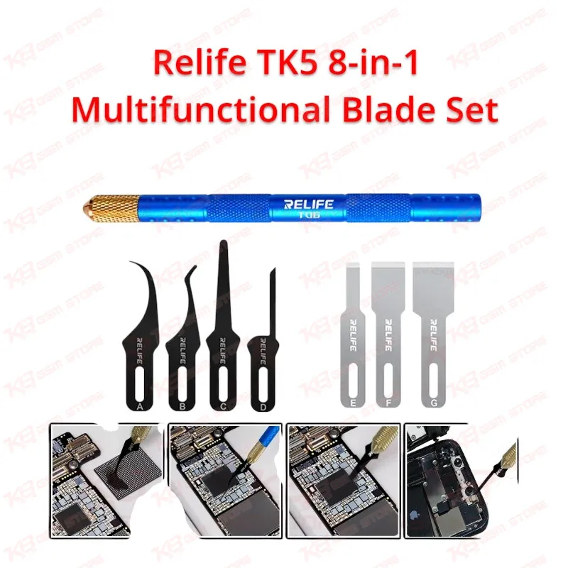 Relife TK5 8-in-1 Multifunctional Blade Set