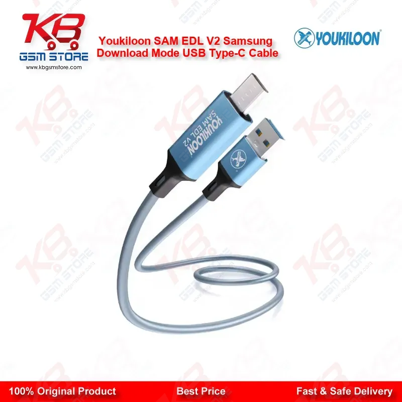 YOUKILOON SAM EDL V2 Cable – Samsung USB Type-C Download Mode Cable