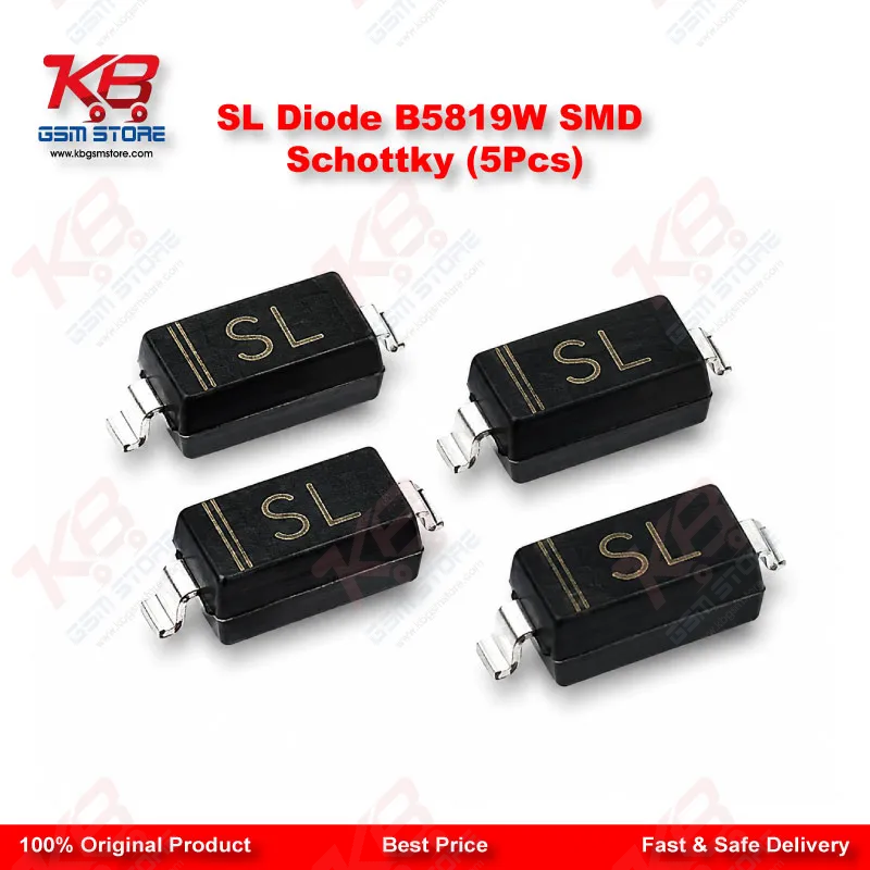 SL Diode B5819W SMD Schottky (5Pcs)
