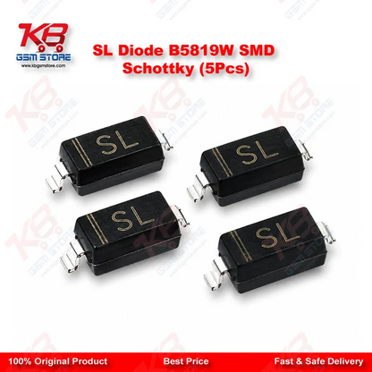 SL Diode B5819W SMD Schottky (5Pcs)
