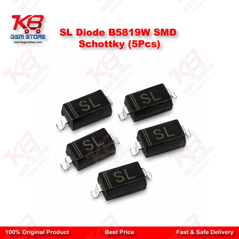 SL Diode B5819W SMD Schottky (5Pcs)