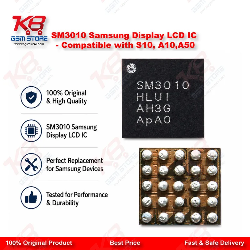 SM3010 Samsung Display LCD IC – Compatible with S10, A10,A50