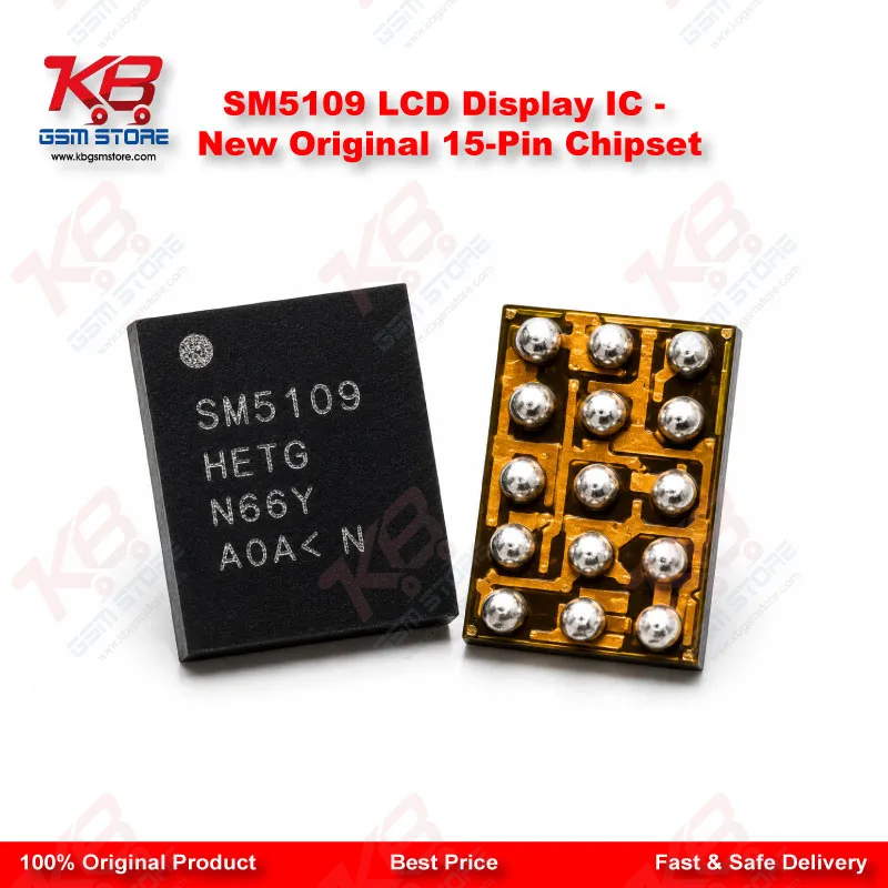 SM5109 LCD Display IC – New Original 15-Pin Chipset