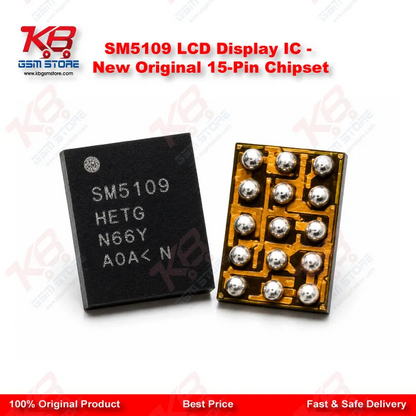 SM5109 LCD Display IC – New Original 15-Pin Chipset