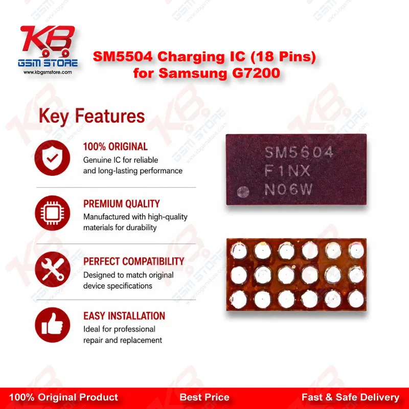 SM5504 Charging IC (18 Pins) for Samsung G7200