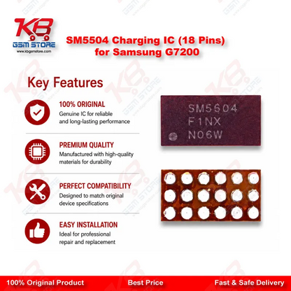 SM5504 Charging IC (18 Pins) for Samsung G7200