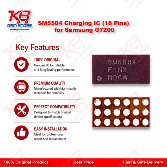 SM5504 Charging IC (18 Pins) for Samsung G7200