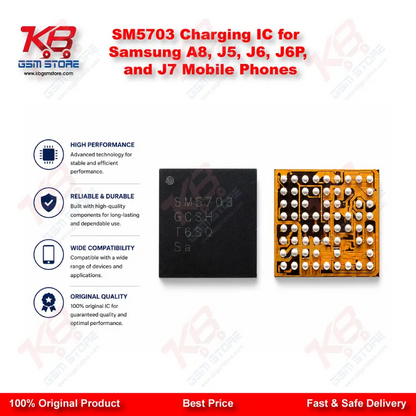 SM5703 Charging IC for Samsung A8, J5, J6, J6P, and J7 Mobile Phones