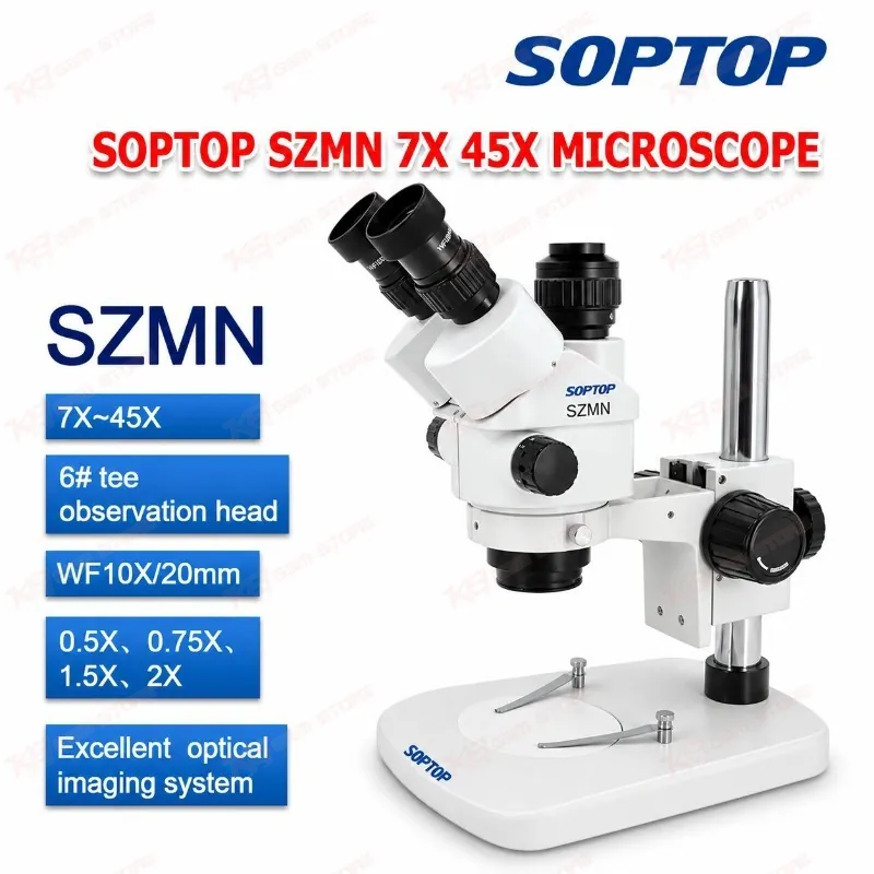 SOPTOP SZMN 7X 45X Microscope