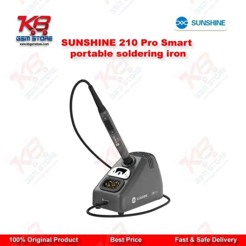 Sunshine 210 Pro Smart Portable Soldering Iron – 110W LED Temperature Control Station