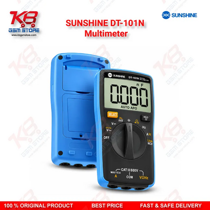 SUNSHINE DT-101N Multimeter – Auto-Range True RMS Digital Multimeter for Mobile Phone Repair Diagnostics