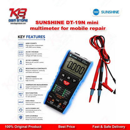 SUNSHINE DT-19N Mini Digital Multimeter for Mobile Repair