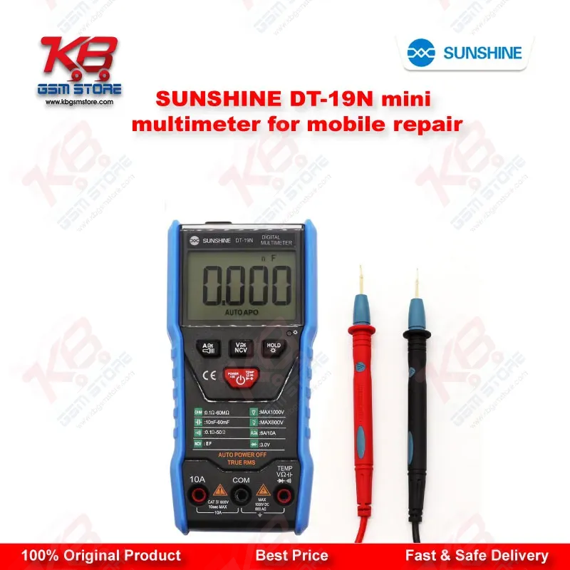 SUNSHINE DT-19N Mini Digital Multimeter for Mobile Repair