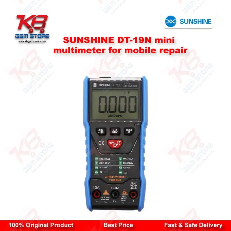 SUNSHINE DT-19N Mini Digital Multimeter for Mobile Repair