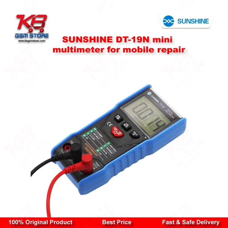 SUNSHINE DT-19N Mini Digital Multimeter for Mobile Repair