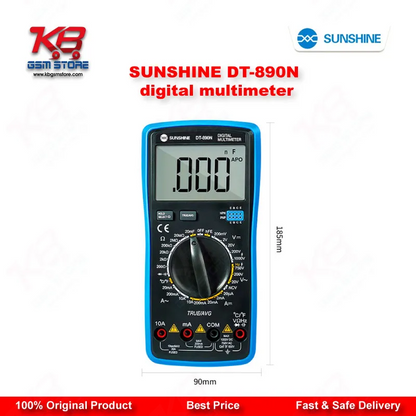 SUNSHINE DT-890N Auto Digital Multimeter with True RMS – Mobile Repair Diagnostic Tool