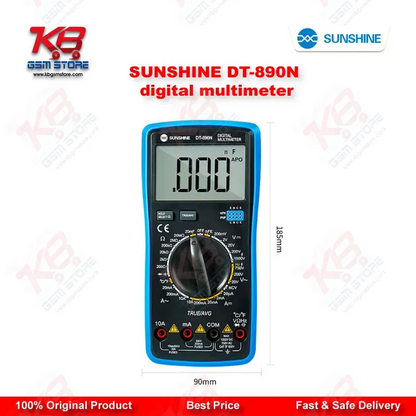 SUNSHINE DT-890N Auto Digital Multimeter with True RMS – Mobile Repair Diagnostic Tool