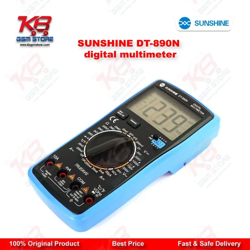 SUNSHINE DT-890N Auto Digital Multimeter with True RMS – Mobile Repair Diagnostic Tool