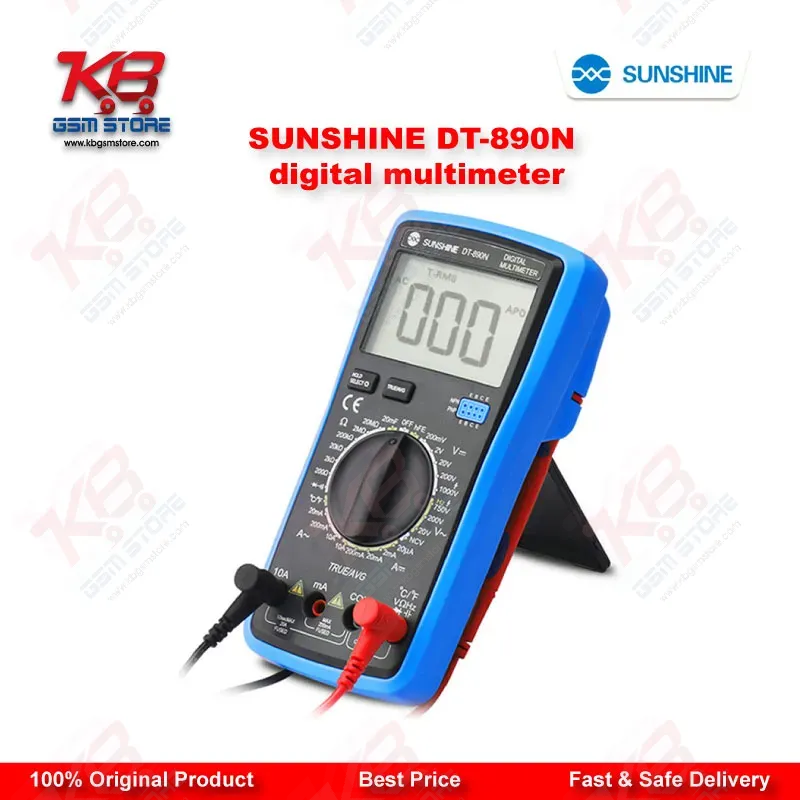 SUNSHINE DT-890N Auto Digital Multimeter with True RMS – Mobile Repair Diagnostic Tool