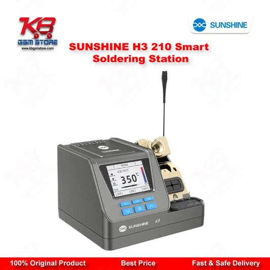 SUNSHINE H3 210 Smart Soldering Station – 2S Rapid Heating, LCD, 3-Channel Memory (T115/T210/T245)