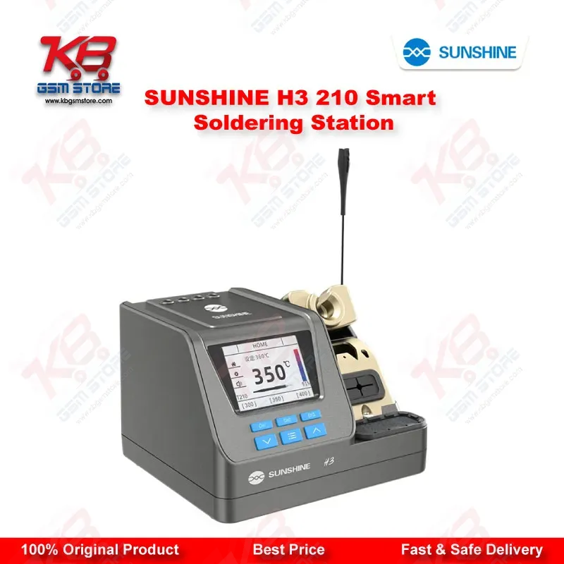 SUNSHINE H3 210 Smart Soldering Station – 2S Rapid Heating, LCD, 3-Channel Memory (T115/T210/T245)