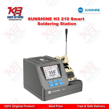 SUNSHINE H3 210 Smart Soldering Station – 2S Rapid Heating, LCD, 3-Channel Memory (T115/T210/T245)