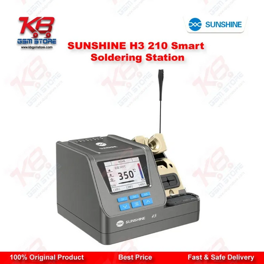 SUNSHINE H3 210 Smart Soldering Station – 2S Rapid Heating, LCD, 3-Channel Memory (T115/T210/T245)