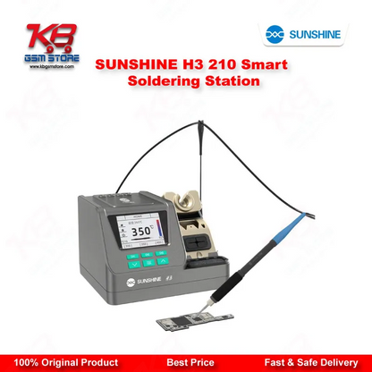 SUNSHINE H3 210 Smart Soldering Station – 2S Rapid Heating, LCD, 3-Channel Memory (T115/T210/T245)