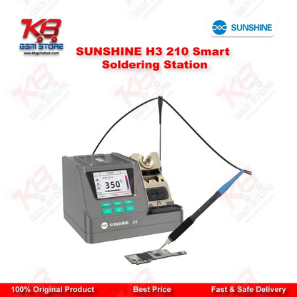 SUNSHINE H3 210 Smart Soldering Station – 2S Rapid Heating, LCD, 3-Channel Memory (T115/T210/T245)