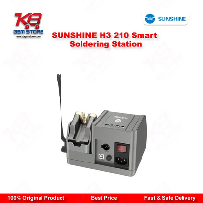 SUNSHINE H3 210 Smart Soldering Station – 2S Rapid Heating, LCD, 3-Channel Memory (T115/T210/T245)