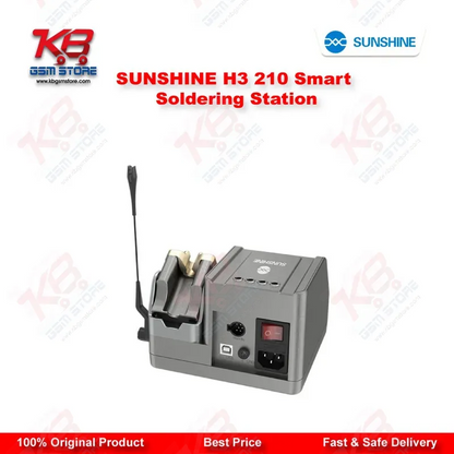 SUNSHINE H3 210 Smart Soldering Station – 2S Rapid Heating, LCD, 3-Channel Memory (T115/T210/T245)