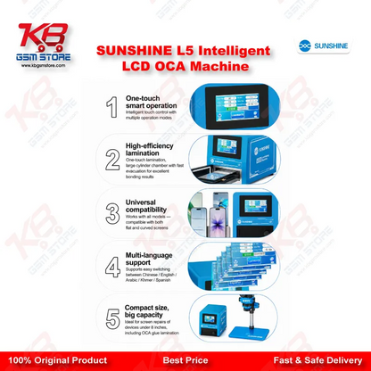 SUNSHINE L5 Intelligent LCD OCA Laminating Machine – 8 Inch Smart Screen Bonding Tool
