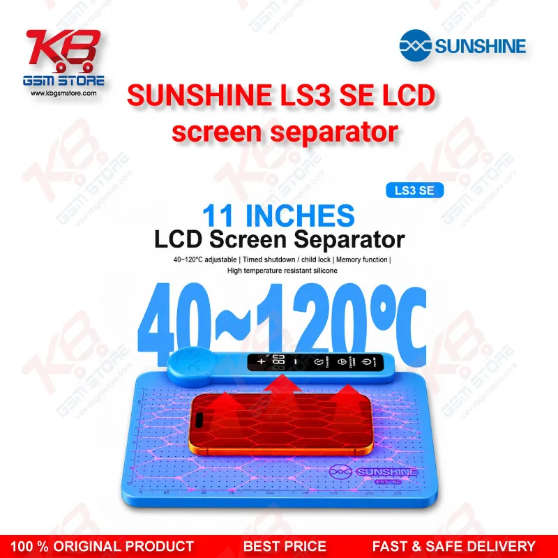 Sunshine LS3 SE LCD Screen Separator – 11 Inch Smart Heating Plate 40-120°C