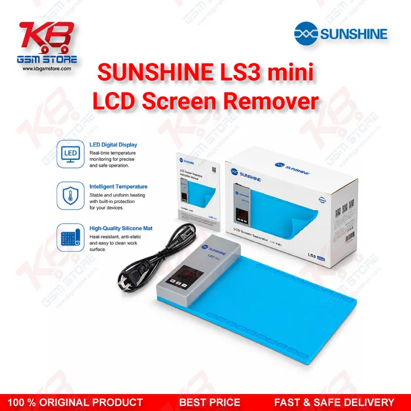 SUNSHINE LS3 Mini LCD Screen Remover Heating Separator Pad - 10.5 Inch Screens