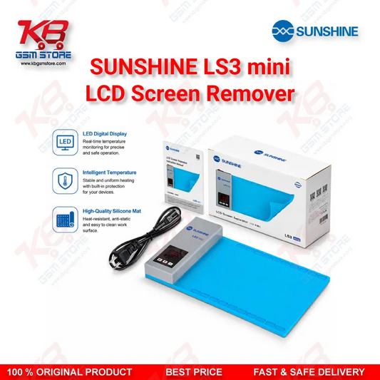 SUNSHINE LS3 Mini LCD Screen Remover Heating Separator Pad - 10.5 Inch Screens