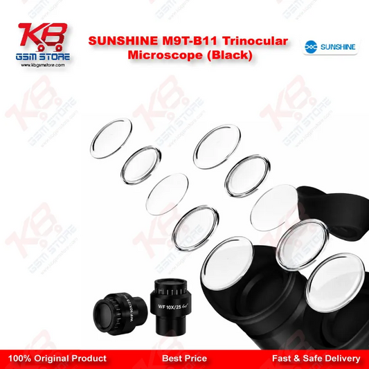 SUNSHINE M9T-B11 Trinocular Microscope (Black)