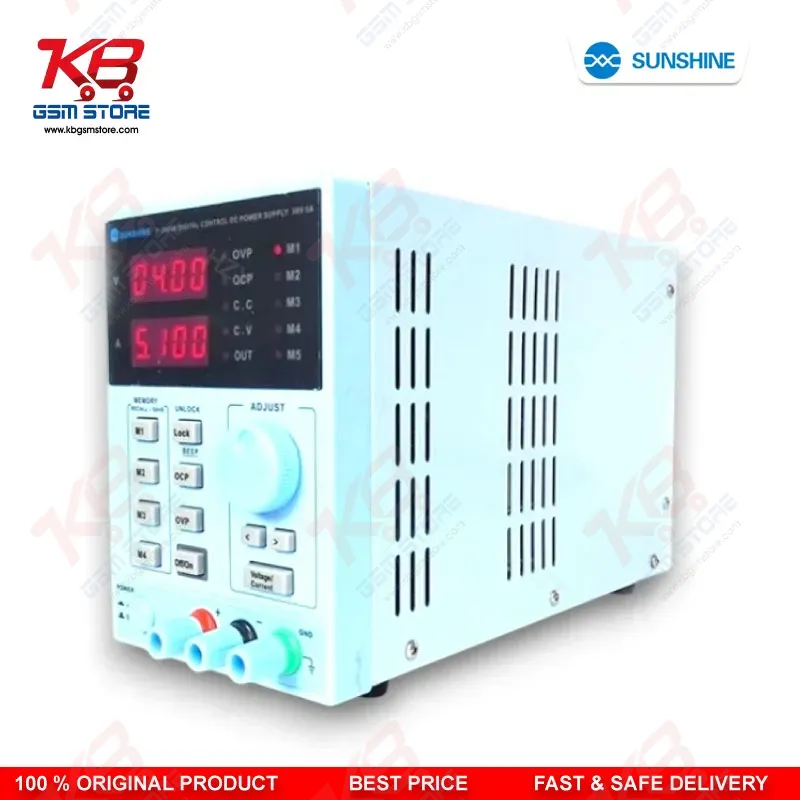 Sunshine P-3005A DC Power Supply 30V 5A Digital Programmable Adjustable for Mobile Repair