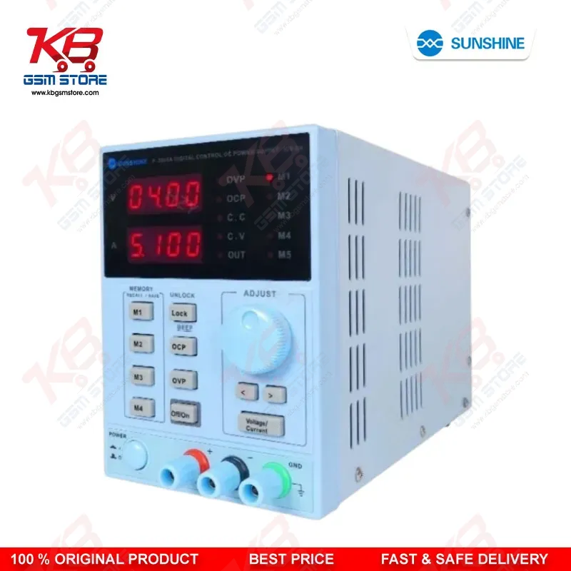 Sunshine P-3005A DC Power Supply 30V 5A Digital Programmable Adjustable for Mobile Repair