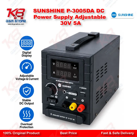 SUNSHINE P-3005DA DC Power Supply Adjustable 30V 5A