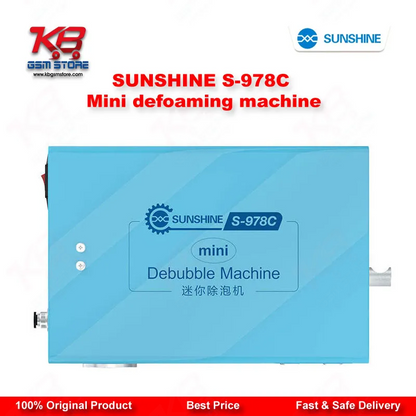 SUNSHINE S-978C Mini Defoaming Machine — LCD Bubble Remover for Curved & Flat Screen Repair up to 7 Inches