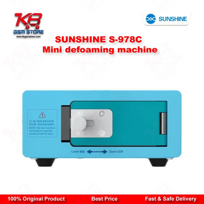 SUNSHINE S-978C Mini Defoaming Machine — LCD Bubble Remover for Curved & Flat Screen Repair up to 7 Inches