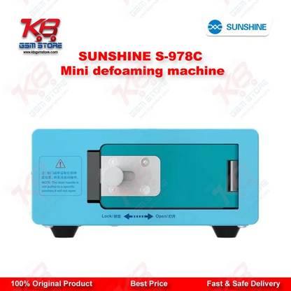 SUNSHINE S-978C Mini Defoaming Machine — LCD Bubble Remover for Curved & Flat Screen Repair up to 7 Inches