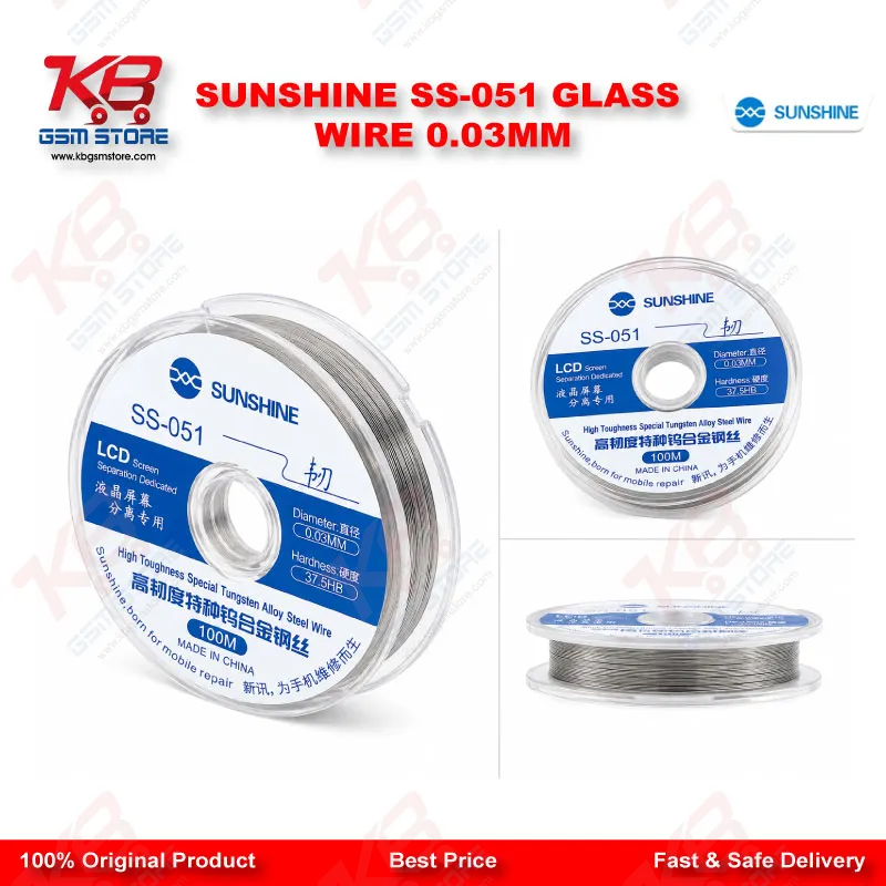 SUNSHINE SS-051 GLASS WIRE 0.03MM