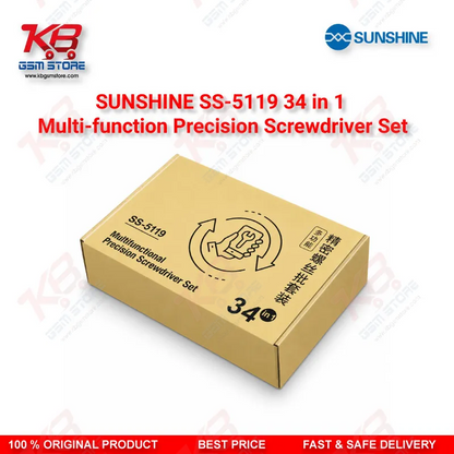SUNSHINE SS-5119 34 in 1 Precision Screwdriver Set for Mobile Repair