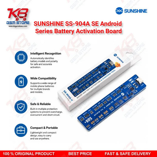 SUNSHINE SS-904A SE Android Battery Activation Board – Auto Polarity Detection