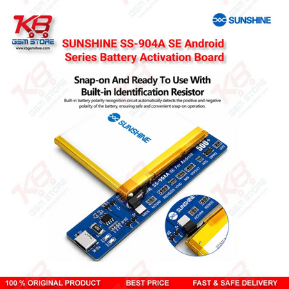 SUNSHINE SS-904A SE Android Battery Activation Board – Auto Polarity Detection