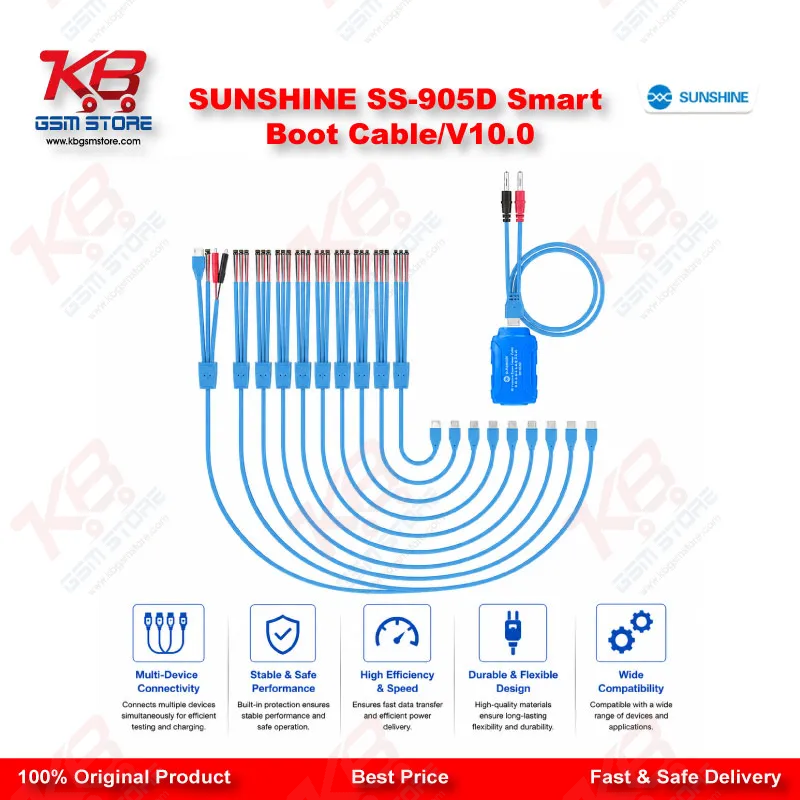 SUNSHINE SS-905D V10.0 Smart Boot Power Cable – iPhone 6S-16 & Android