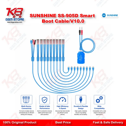 SUNSHINE SS-905D V10.0 Smart Boot Power Cable – iPhone 6S-16 & Android